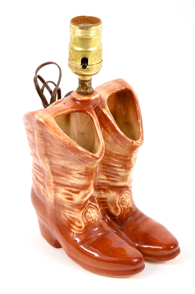 MCCOY COWBOY BOOT LAMP BASE