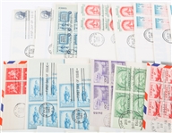FIRST DAY ISSUE STAMP ENVELOPES - LOT OF 50