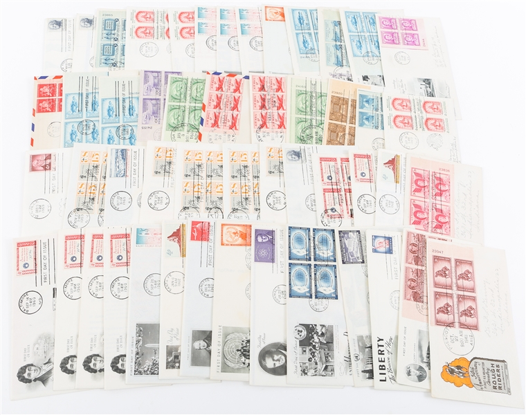 FIRST DAY ISSUE STAMP ENVELOPES - LOT OF 50