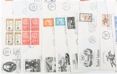 FIRST DAY ISSUE STAMP ENVELOPES - LOT OF 50