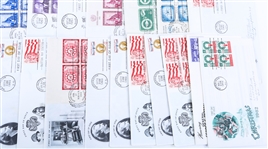 FIRST DAY ISSUE STAMP ENVELOPES - LOT OF 50