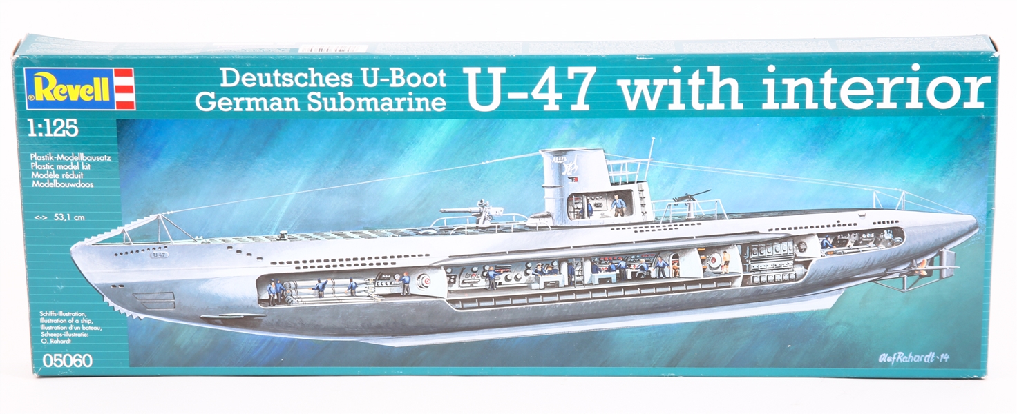 Подводная лодка u-47 w.Interior Revell, 1/125 модель