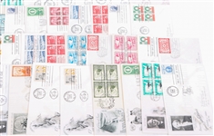 FIRST DAY ISSUE STAMP ENVELOPES - LOT OF 50