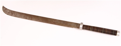MIXED MEDIA BRUTALIST SWORD WALL SCULPTURE ART