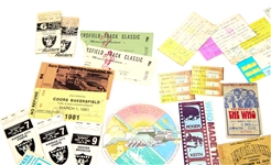 TICKET STUBS & EPHEMERA - MUSIC EVENTS & SPORTS 