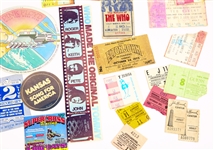 TICKET STUBS & EPHEMERA - MUSIC EVENTS & SPORTS 