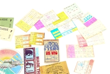 TICKET STUBS & EPHEMERA - MUSIC EVENTS & SPORTS 