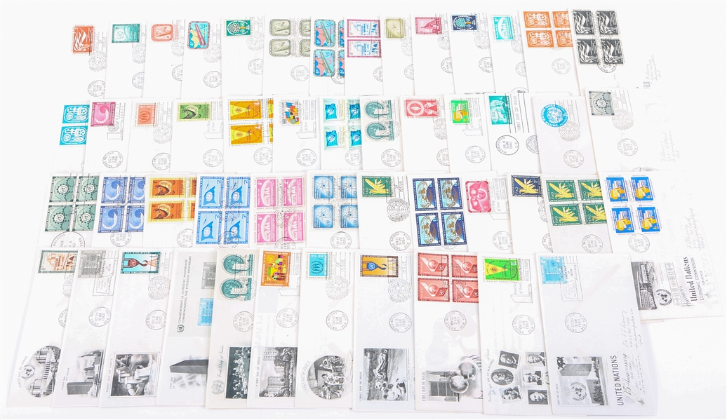 FIRST DAY ISSUE STAMP ENVELOPES - LOT OF 50