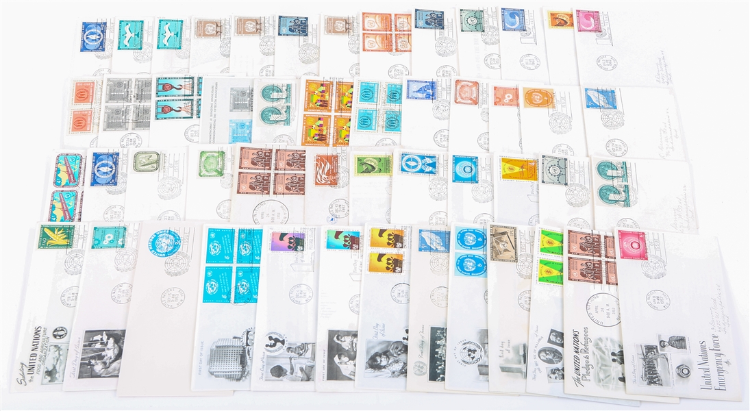 FIRST DAY ISSUE STAMP ENVELOPES - LOT OF 50