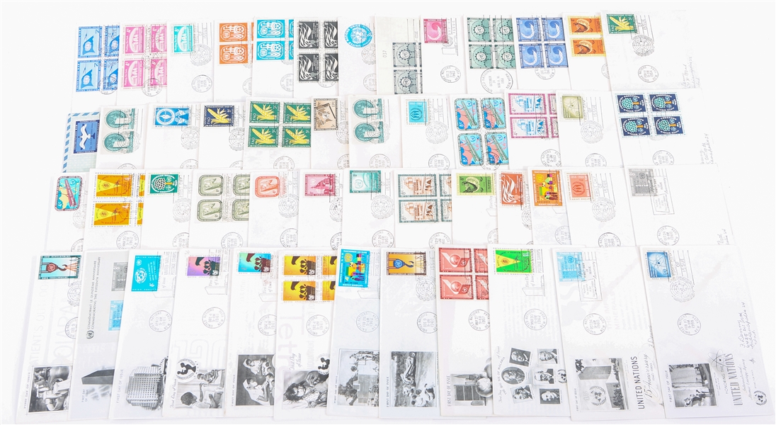 FIRST DAY ISSUE STAMP ENVELOPES - LOT OF 50