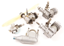 MODEL AIRPLANE ENYA, OS ENGINES & MORE - LOT OF 5
