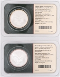 2003 LITTLETON U.S. SILVER EAGLE 1 OZ COINS - LOT OF 2