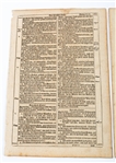 1736 GERMAN BIBLE PAGES - LOT OF TWO 