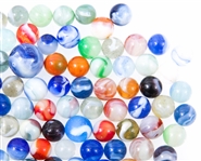 20TH C. SLAG MARBLES 