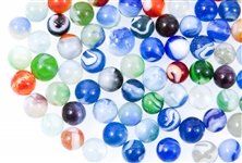 20TH C. SLAG MARBLES 