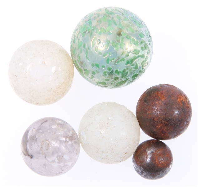 20TH C. MARBLES - MOONIES, STEELIES, ONIONSKIN