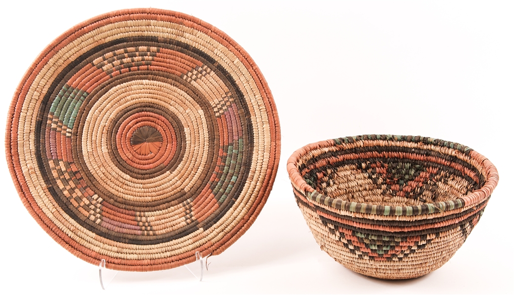 ZULU ILALA PALM DISPLAY BASKETS - LOT OF 2