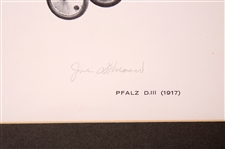 JOE DEMARCO SIGNED PRINTS OF EARLY 20TH C. AIRCRAFT