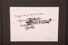 JOE DEMARCO SIGNED PRINTS OF EARLY 20TH C. AIRCRAFT