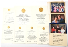 CALIFORNIA GOV. DEUKMEJIAN INAUGURATION INVITES