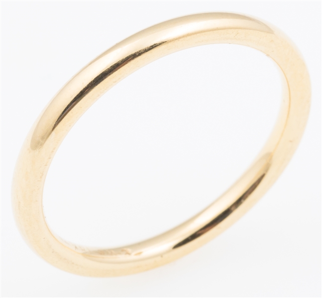 18K YELLOW GOLD COMFORT WEDDING BAND