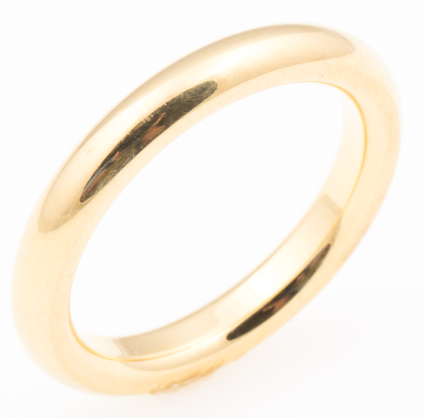 Lot Detail - 18K YELLOW GOLD COMFORT FIT WEDDING BAND