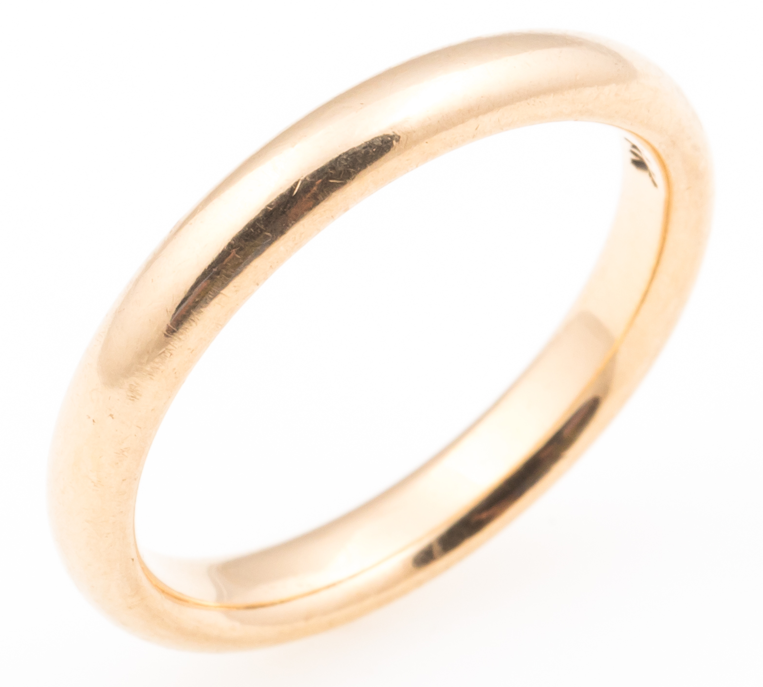 Lot Detail - 14K YELLOW GOLD COMFORT FIT WEDDING BAND