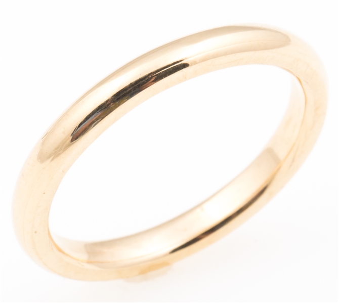 14K YELLOW GOLD COMFORT FIT WEDDING BAND