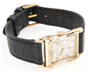 MID-20TH C. BULOVA 14K GOLD CASE WRIST WATCH