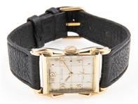 MID-20TH C. BULOVA 14K GOLD CASE WRIST WATCH