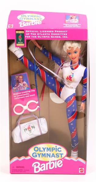 BARBIE OLYMPIC GYMNAST 1996 ATLANTA OLYMPICS DOLL