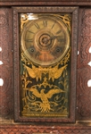 LATE 19TH CENTURY E.N. WELCH WOODEN WALL CLOCK