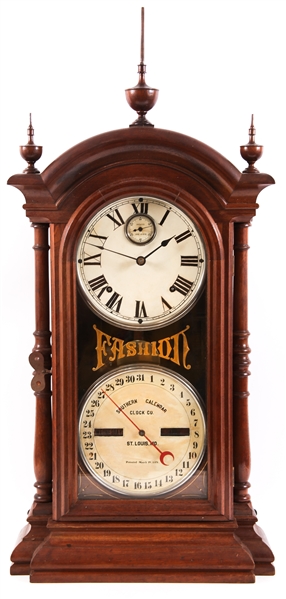 19TH C. SETH THOMAS FASHION #4 CALENDAR CLOCK