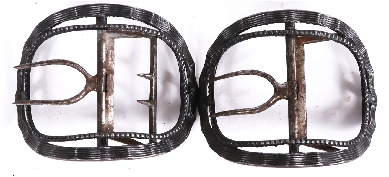 PAIR 18TH/19TH CENTURY SHOE BUCKLES