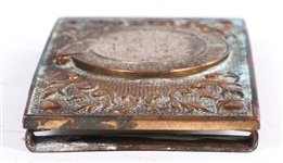 WELLS FARGO BRASS BELT BUCKLE BY EDWARD ROSE & CO.