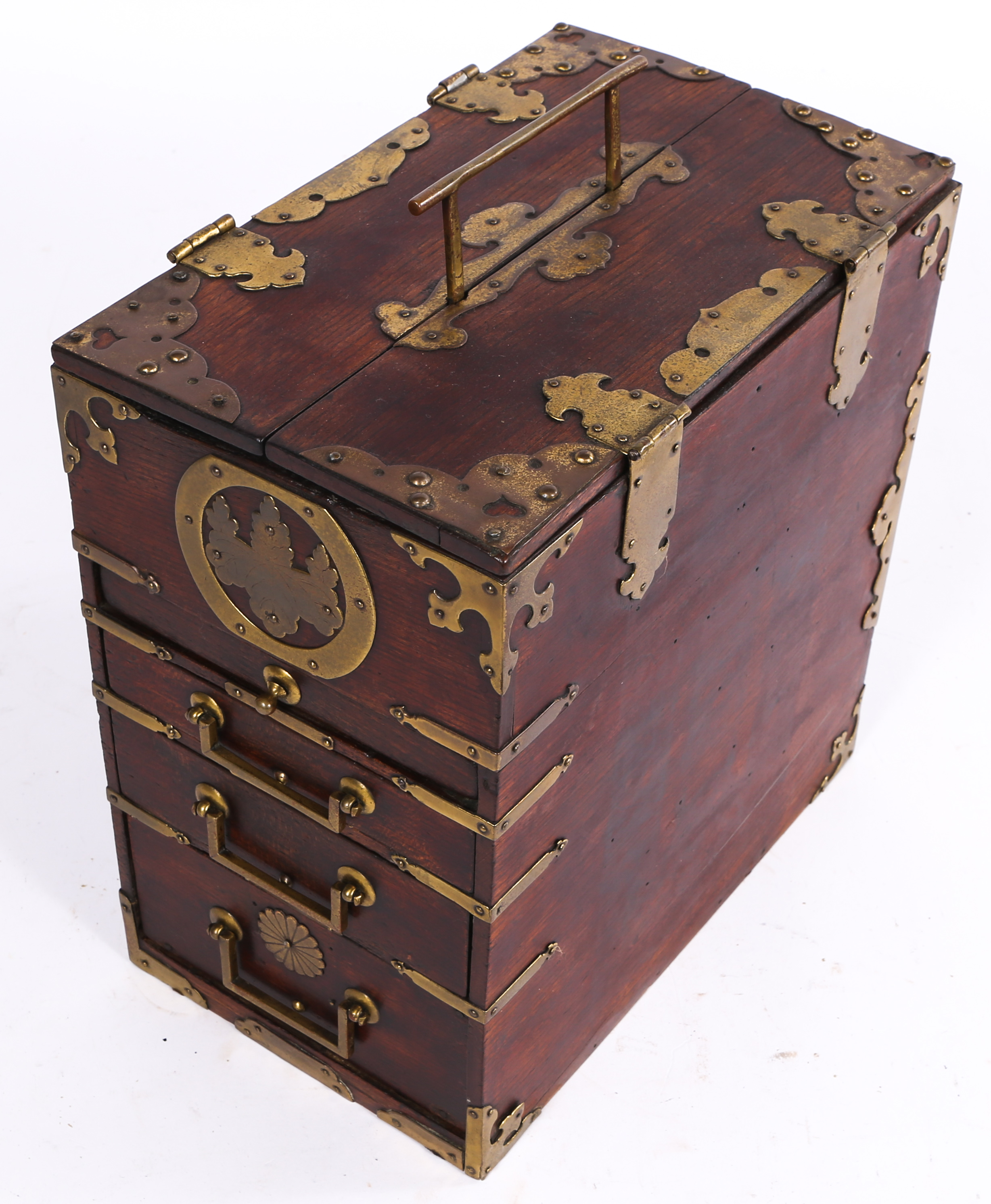 Lot Detail - JAPANESE TANSU MEDICINE BOX CHEST OF DRAWERS