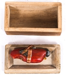 JAPANESE NETSUKE, BOX, TEA SCOOP, SPEAR PLANE & MORE