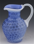 FENTON ART GLASS PITCHERS AND VASES - LOT OF 5