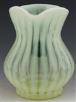 FENTON ART GLASS PITCHERS AND VASES - LOT OF 5