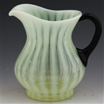FENTON ART GLASS PITCHERS AND VASES - LOT OF 5