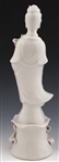BLANC DE CHINE CHINESE PORCELAIN GUANYIN 12.5 FIGURINE