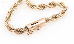 14K YELLOW GOLD ROPE CHAIN 