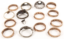 COSTUME JEWELRY BRACELETS AND WRISTWATCH BANGLES