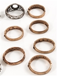 COSTUME JEWELRY BRACELETS AND WRISTWATCH BANGLES