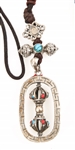 TIBETAN AMULET PENDANTS - VAJRA DORJE, PHURBA, BUDDHA
