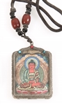 TIBETAN AMULET PENDANTS - VAJRA DORJE, PHURBA, BUDDHA
