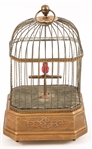 KARL GRIESBAUM KEN-D AUTOMATON SINGING BIRD IN CAGE