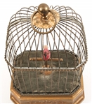 KARL GRIESBAUM KEN-D AUTOMATON SINGING BIRD IN CAGE