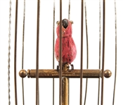KARL GRIESBAUM KEN-D AUTOMATON SINGING BIRD IN CAGE
