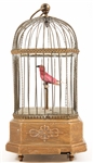 KARL GRIESBAUM KEN-D AUTOMATON SINGING BIRD IN CAGE
